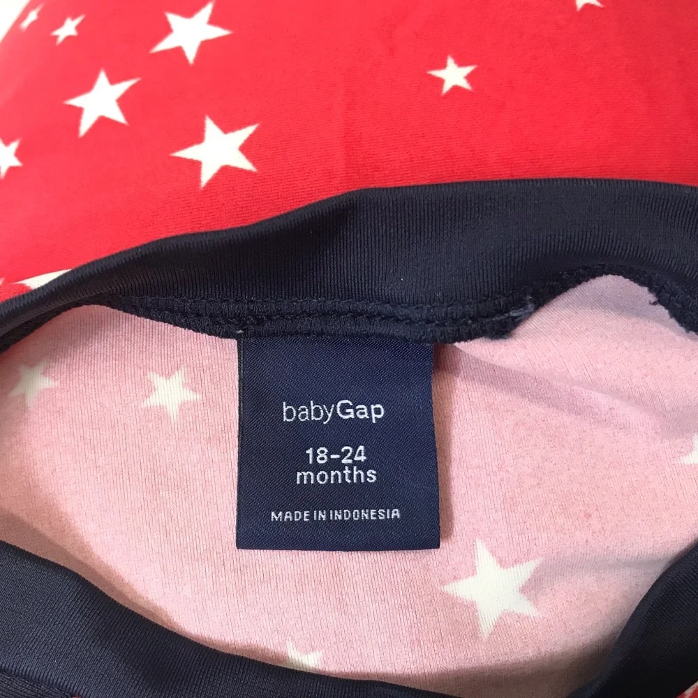 Baby Gap 18-24M‎ Patriotic Rash Guard Swim Shirt